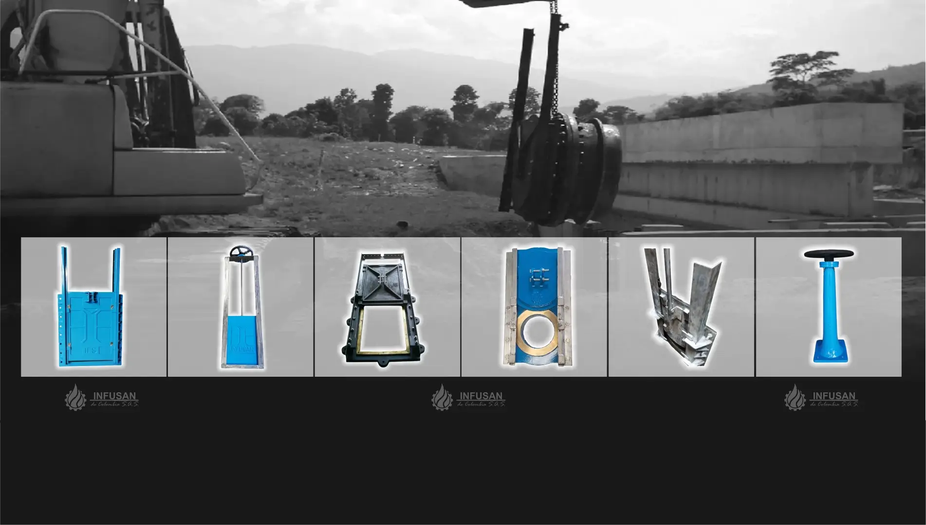 Compuertas de acero al carbón e inoxidable para control de fluidos